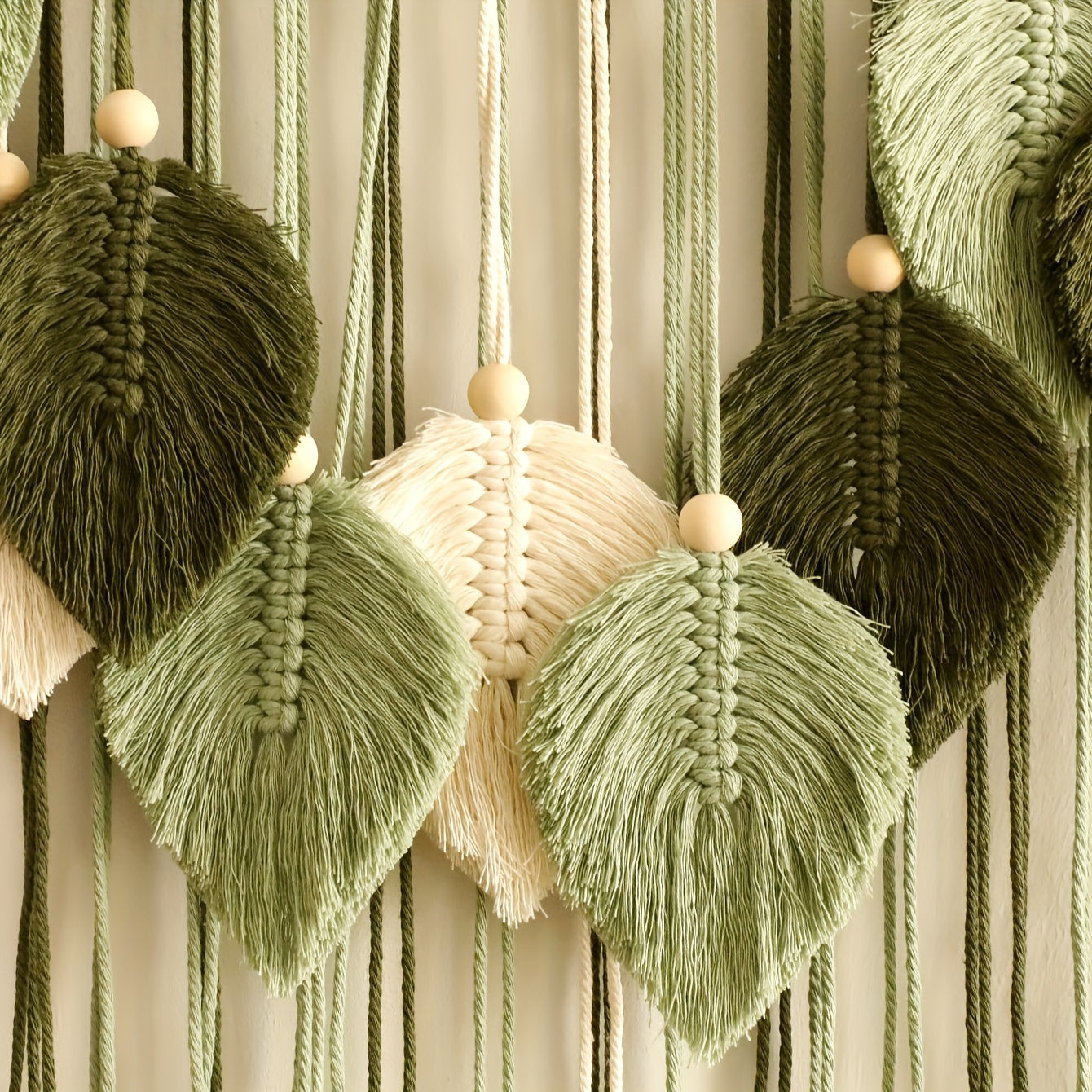 Majarlikha COLLECTIONS Macrame Wall Hanging Leaves Decor