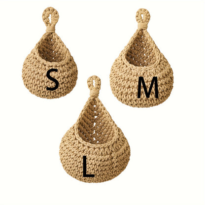 Majarlikha COLLECTIONS Multipurpose Hanging Jute Fiber Basket Storage