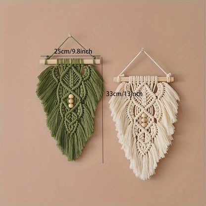 Majarlikha COLLECTIONS Large Leaf Macrame Wall Decor