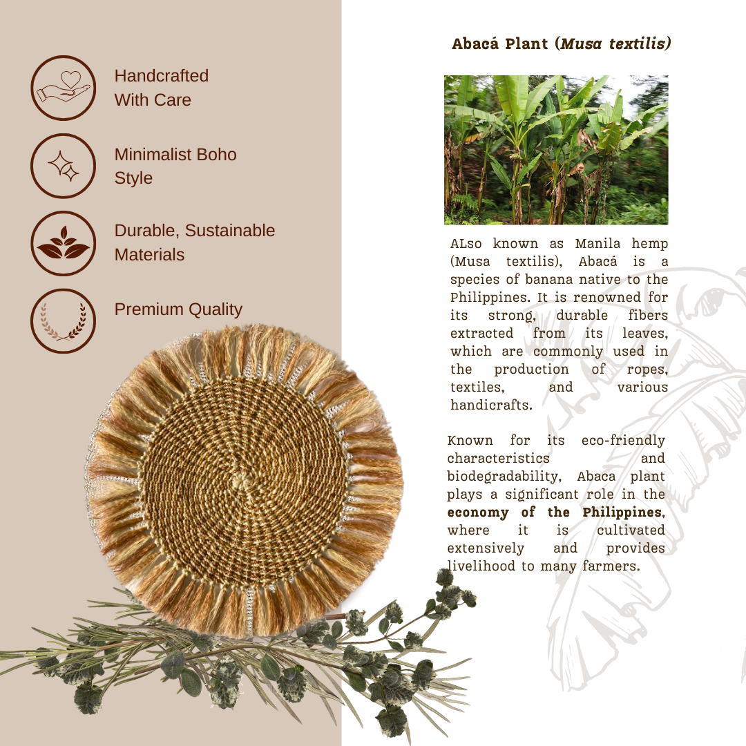 Majarlikha COLLECTIONS Abaca Placemat