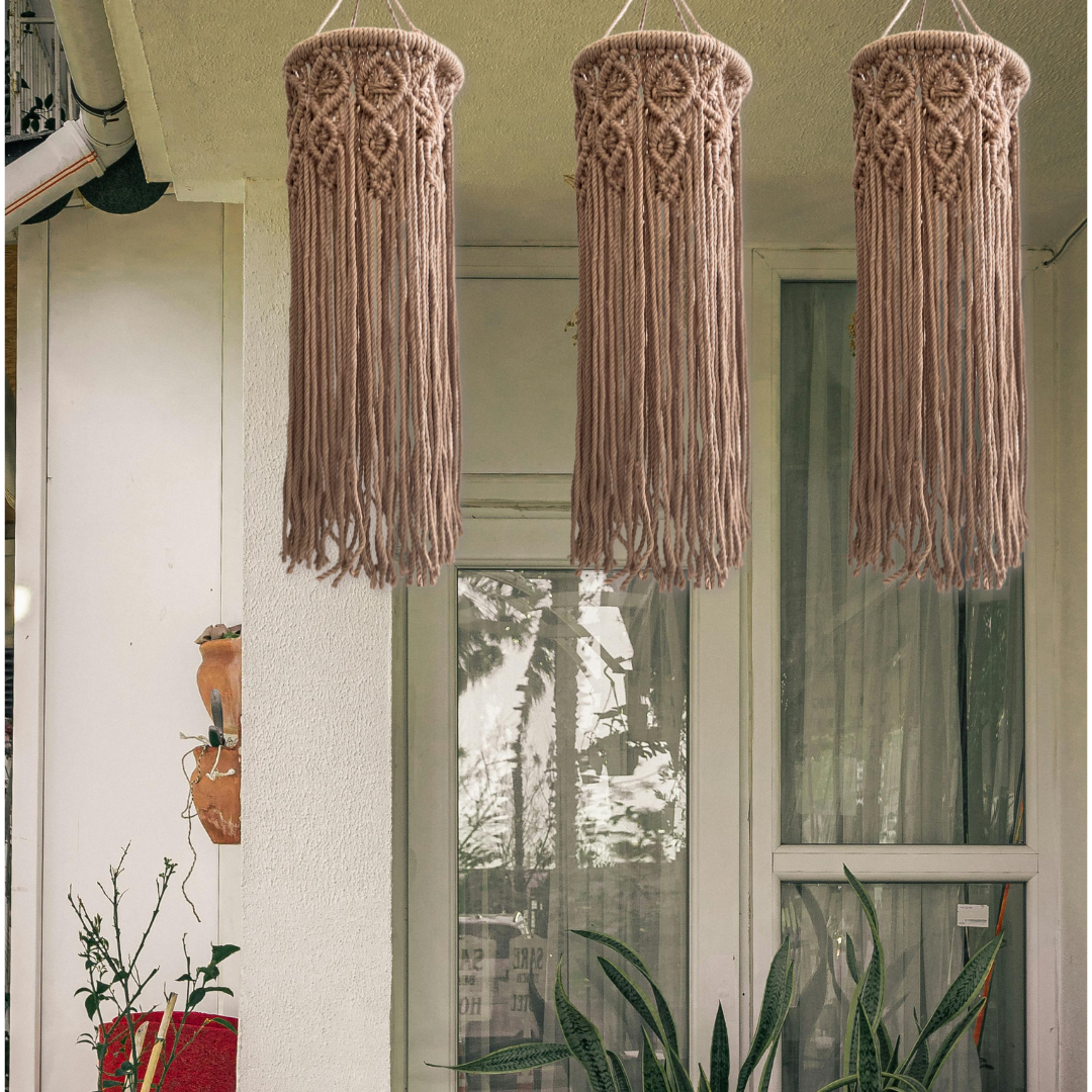 Majarlikha COLLECTIONS Macrame Ceiling Light Shade