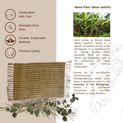 Majarlikha COLLECTIONS Abaca Placemat