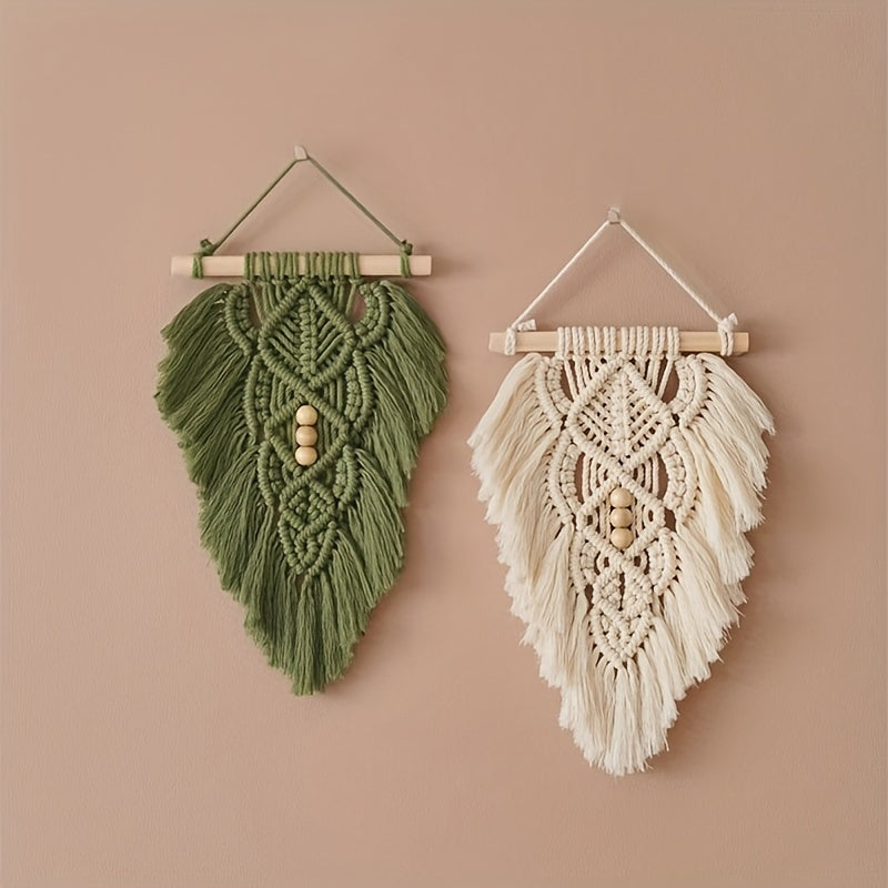 Majarlikha COLLECTIONS Large Leaf Macrame Wall Decor