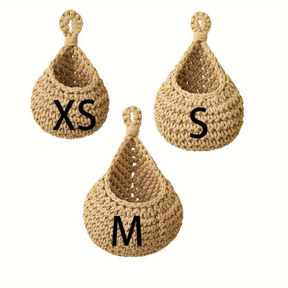 Majarlikha COLLECTIONS Multipurpose Hanging Jute Fiber Basket Storage